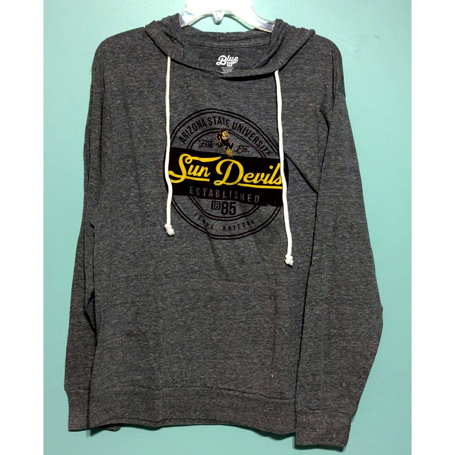 Arizona State University Sun Devils Hoodie Size Large Blue 84 Brand Arizona State University Sun Devils Hoodie Size Large Blue 84 Brand